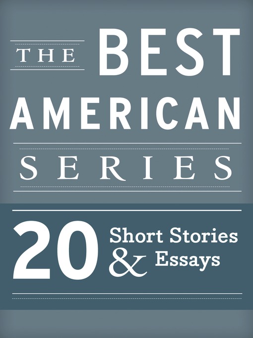 Cover image for The Best American Series